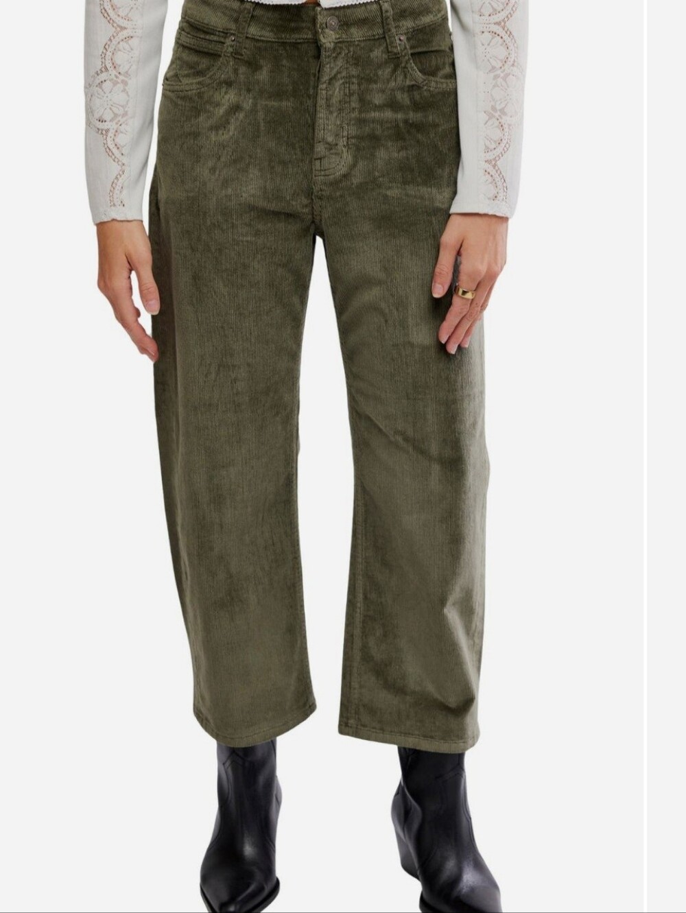We The Free Corduroy Barrel Jeans